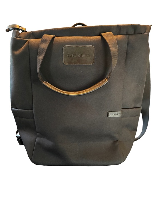 Bugatti Handbags - Bugatti Madison Convertible Backpack Tote RFID Laptop Travel Bag Black Arbonne